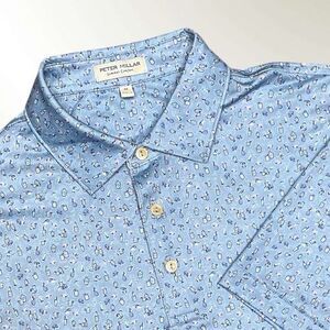 NWOT Peter Millar Summer Comfort Short Sleeve Golf Polo Shirt Men Size Medium